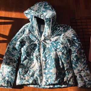 Obermeyer Blue and White Kids Jacket